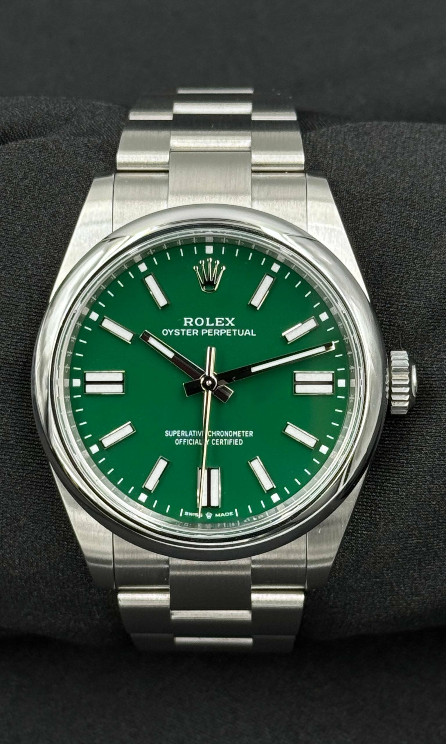 Oyster Perpetual 41 GREEN