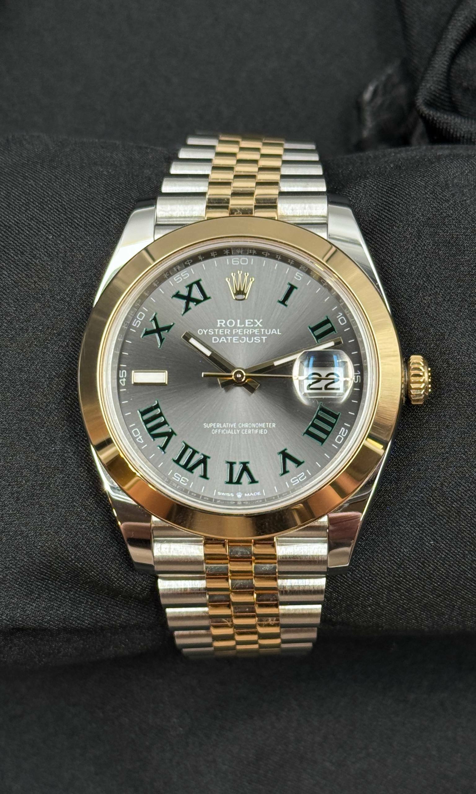 Rolex Datejust 41 A/O WIMBLEDON lotto 39220