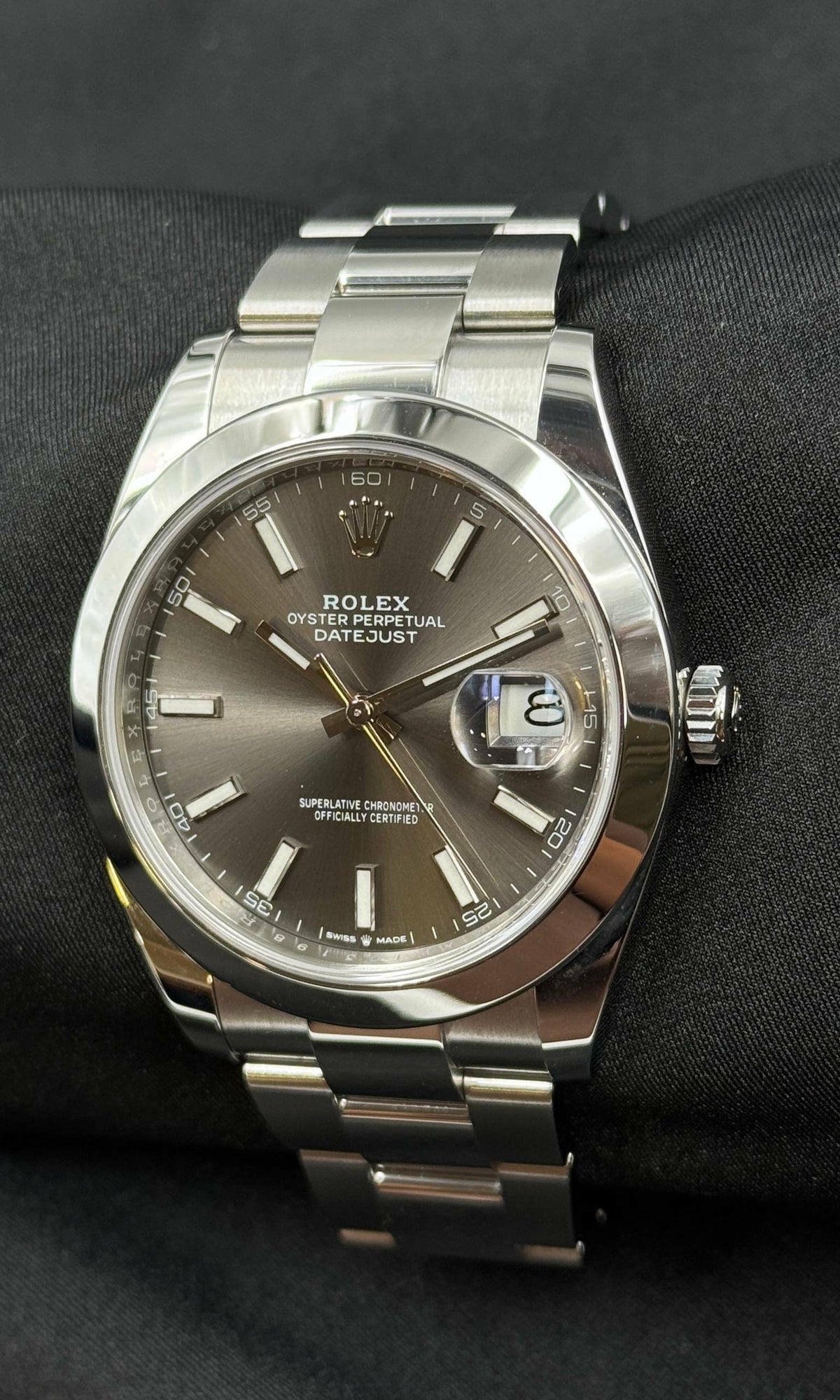 Rolex Datejust 41 RODHIUM lotto 39548