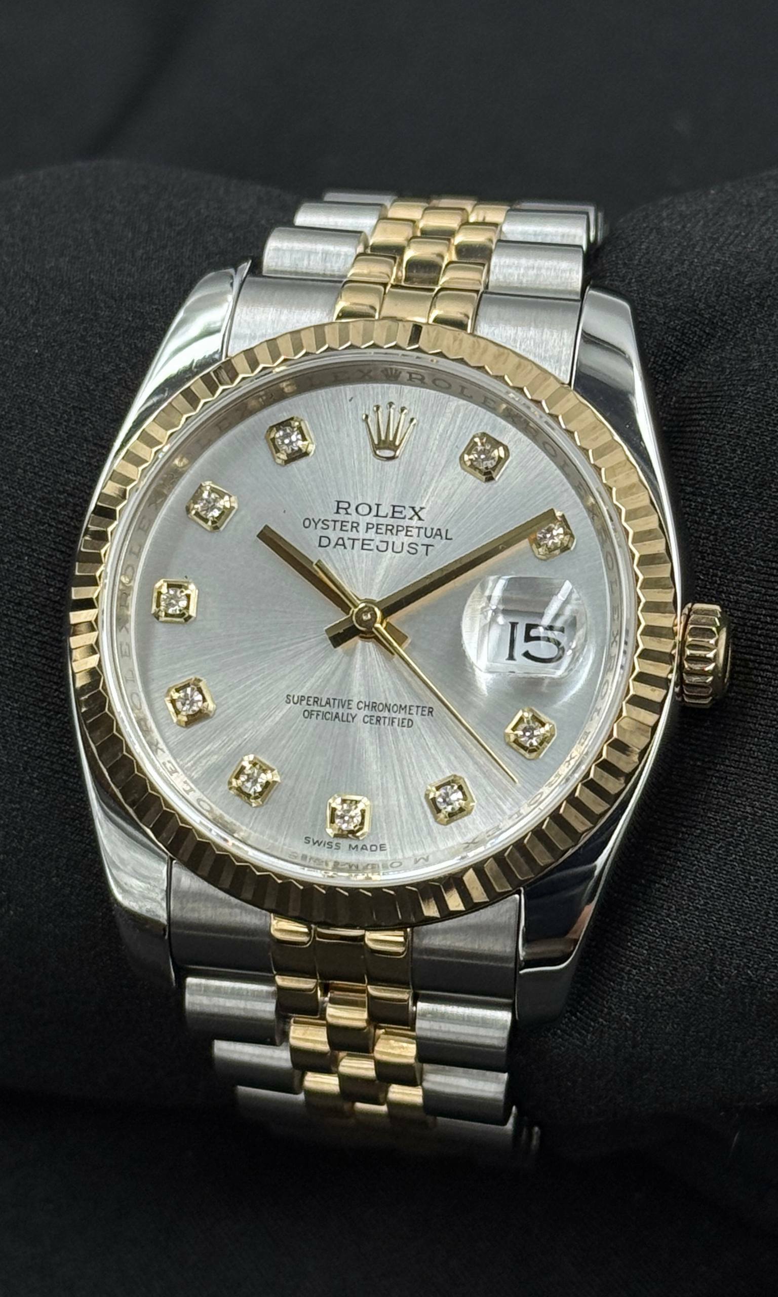 Rolex Datejust 36 A/O BRILLI lotto 38971