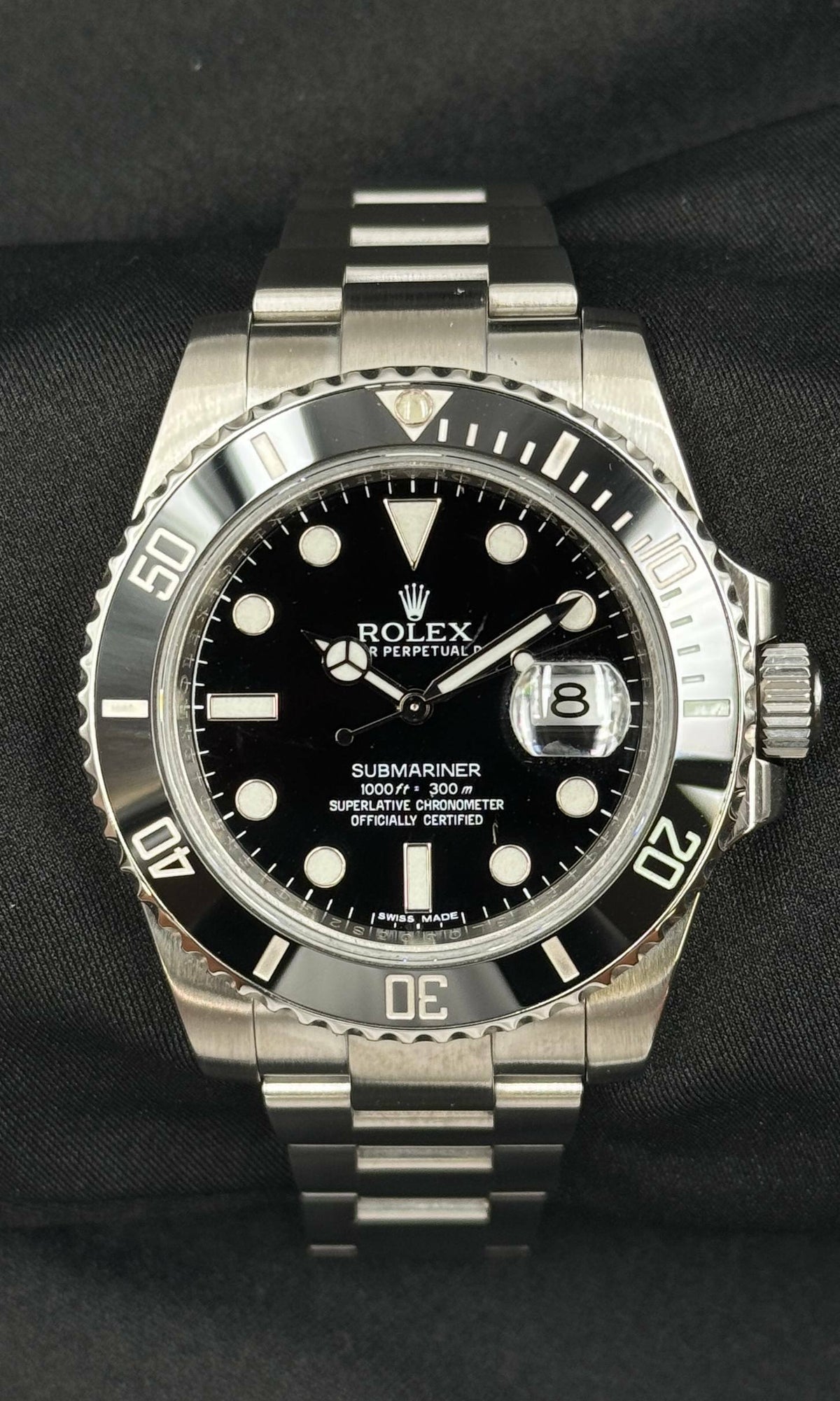 Rolex Submariner Date 40 CERACHROM lotto 39552 - Orologio di lusso usati e garantiti CHLW Bari