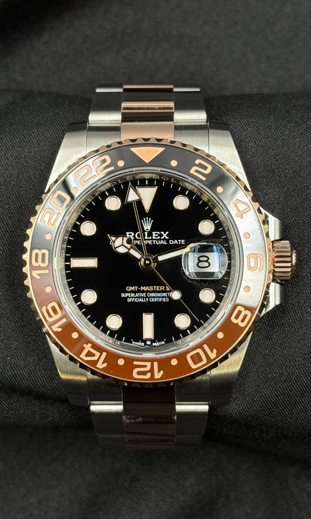 Rolex GMT Master II A/O ROOTBEER lotto 39568