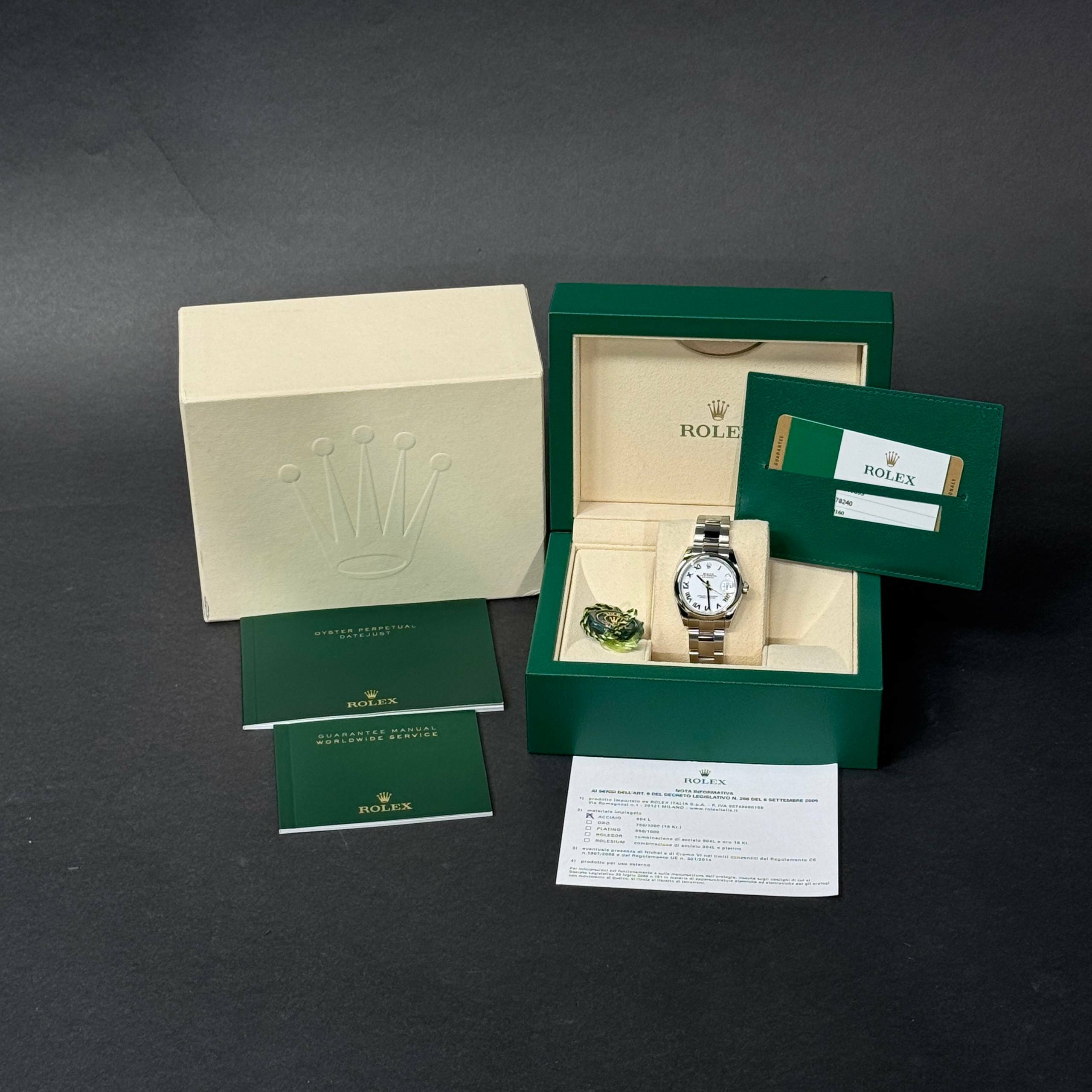 Rolex Datejust 31 lotto 39056