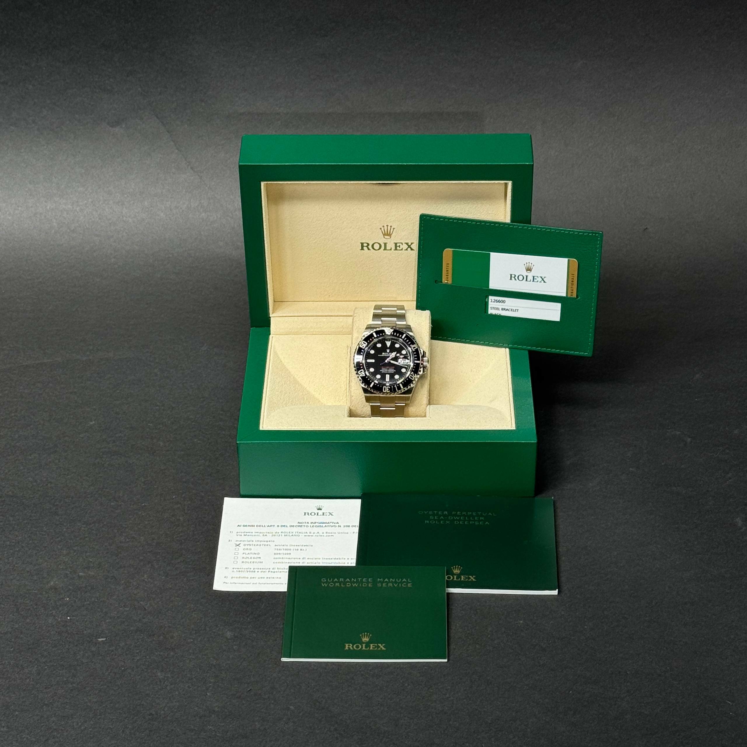 Rolex Sea-Dweller 43 SCRITTA ROSSA lotto 38958