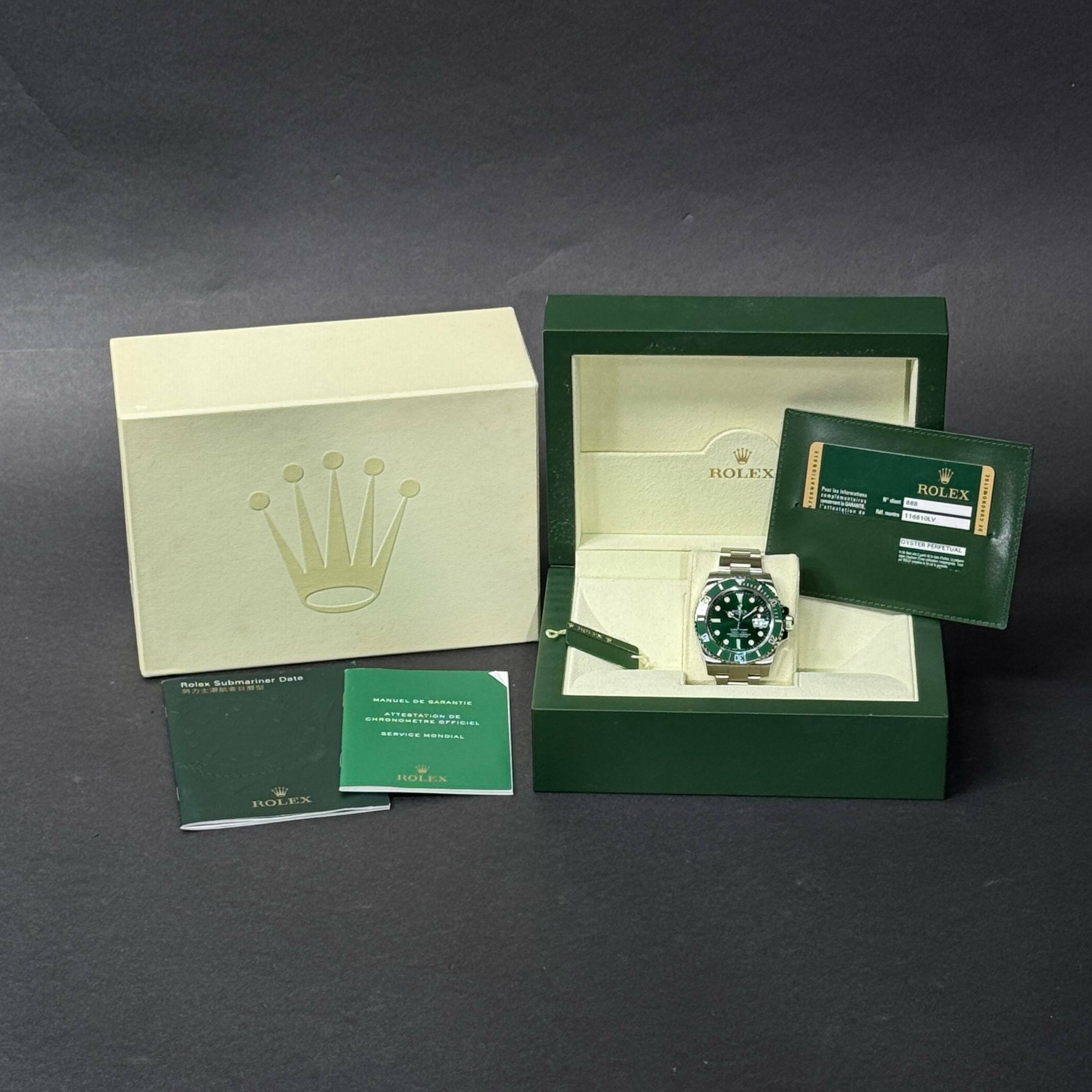 Rolex Submariner Date 40 HULK lotto 39078