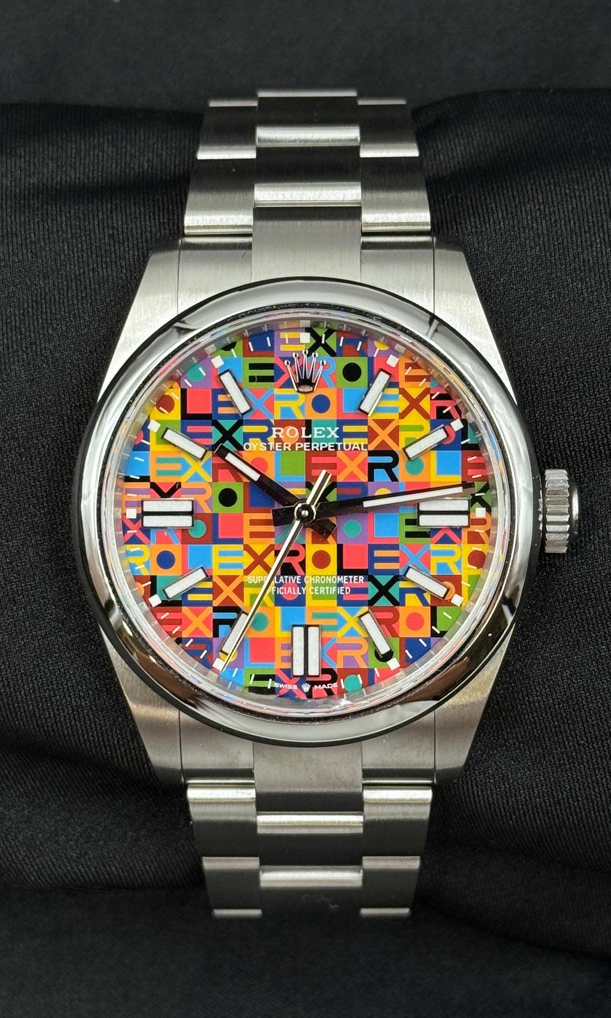 Rolex Oyster Perpetual 41 JUBILEE MOTIF lotto 39492 - Orologio di lusso usati e garantiti CHLW Bari