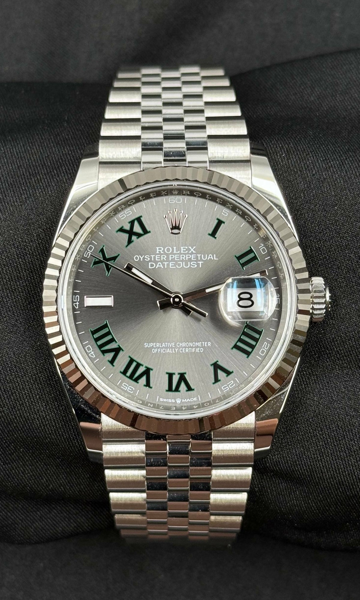 Rolex Datejust 36 WIMBLEDON lotto 39551 - Orologio di lusso usati e garantiti CHLW Bari