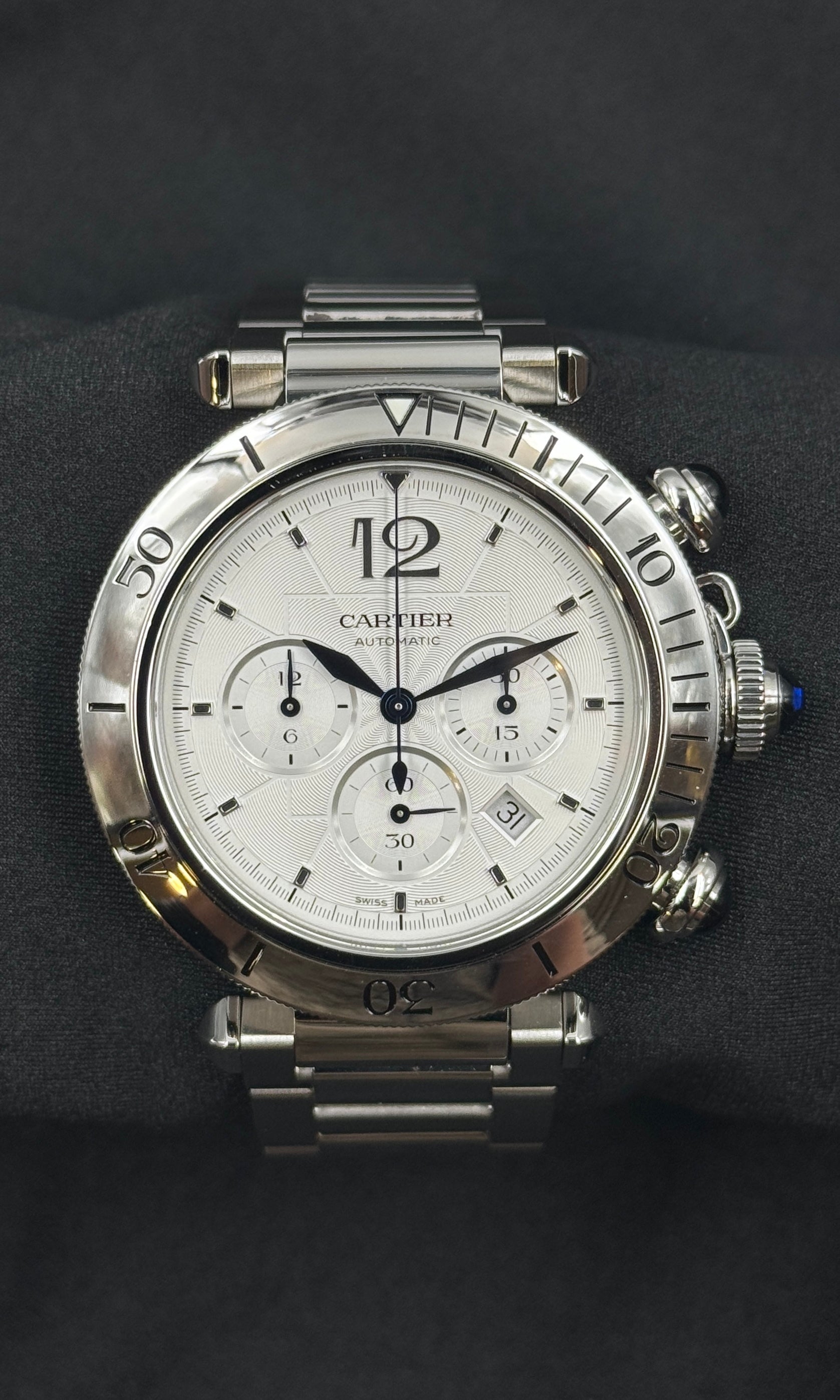 Cartier Pasha CHRONOGRAPH lotto 39378 - Orologio di lusso usati e garantiti CHLW Bari