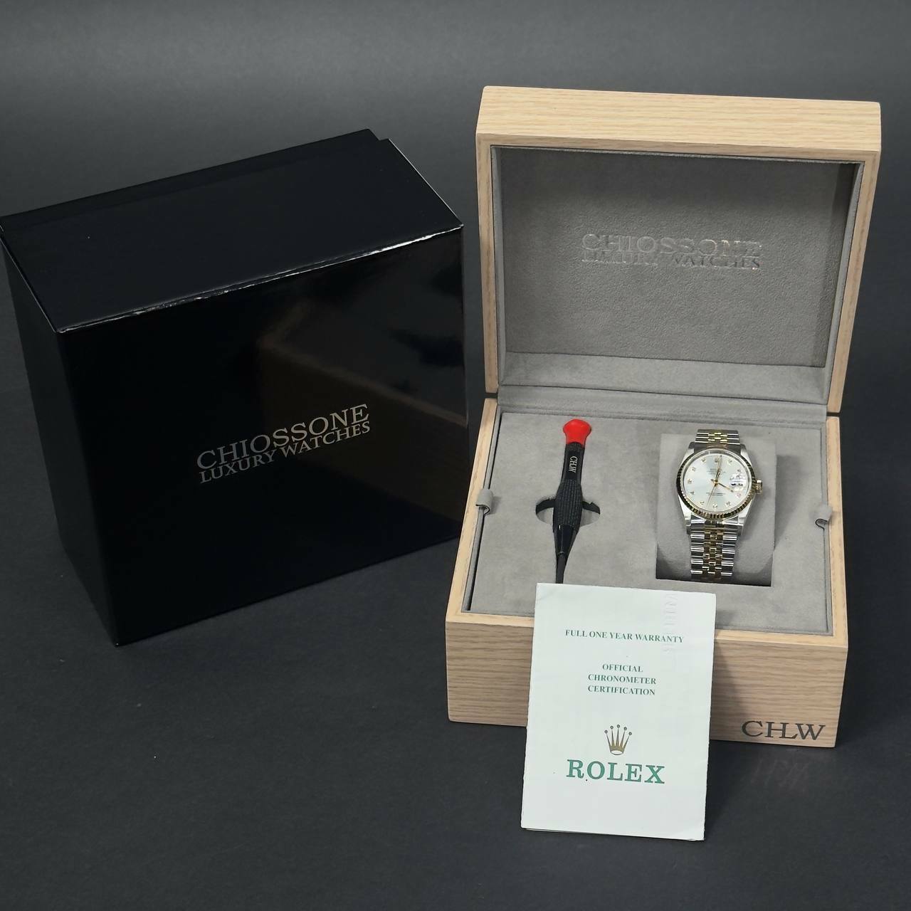 Rolex Datejust 36 A/O BRILLI lotto 39144