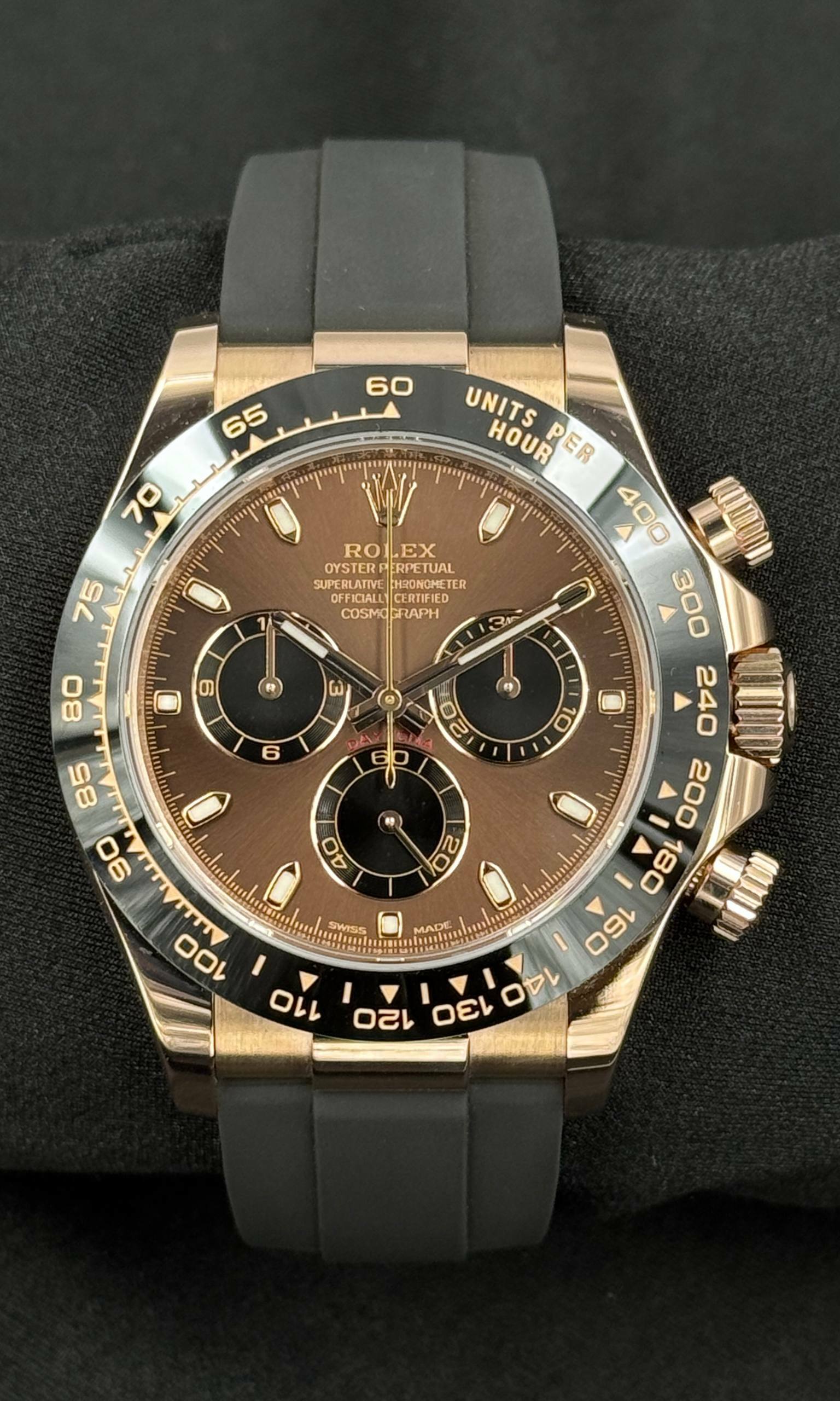 Rolex Daytona CHOCOLATE OYSTERFLEX lotto 39047