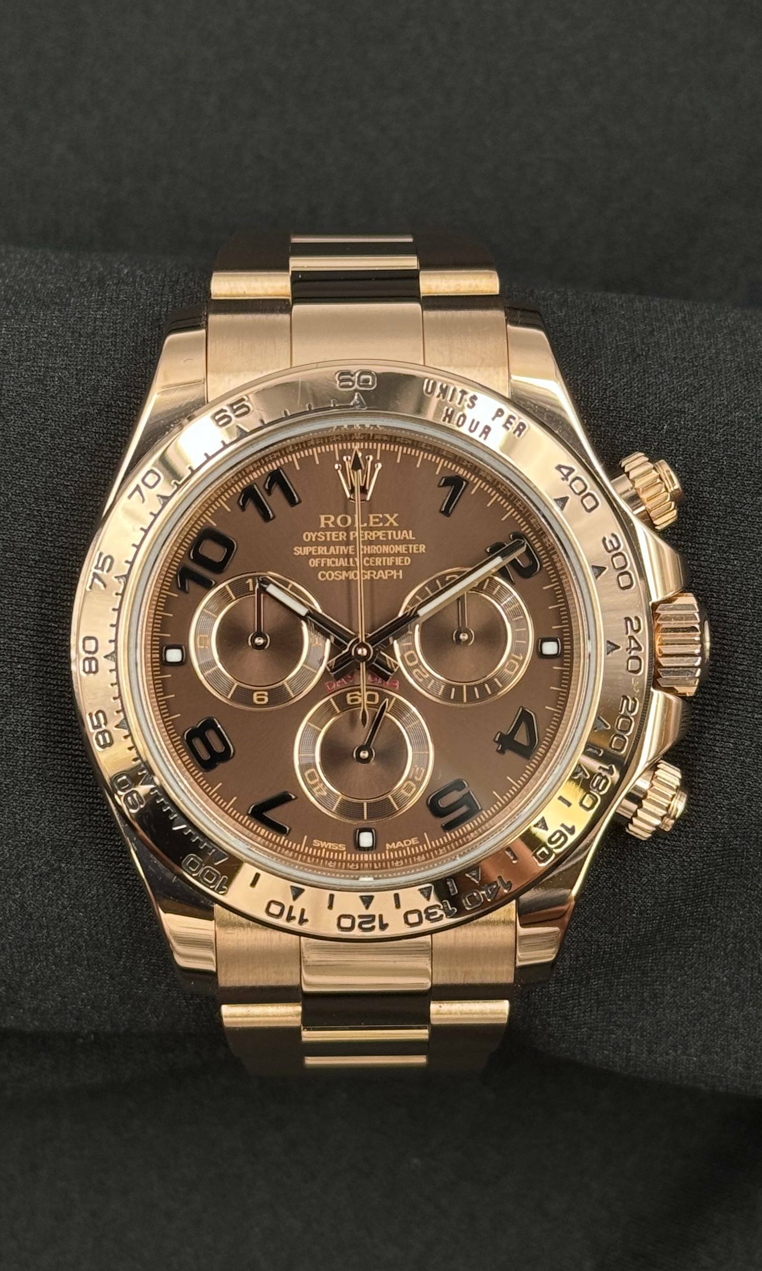 Rolex Daytona CHOCOLATE lotto 39377