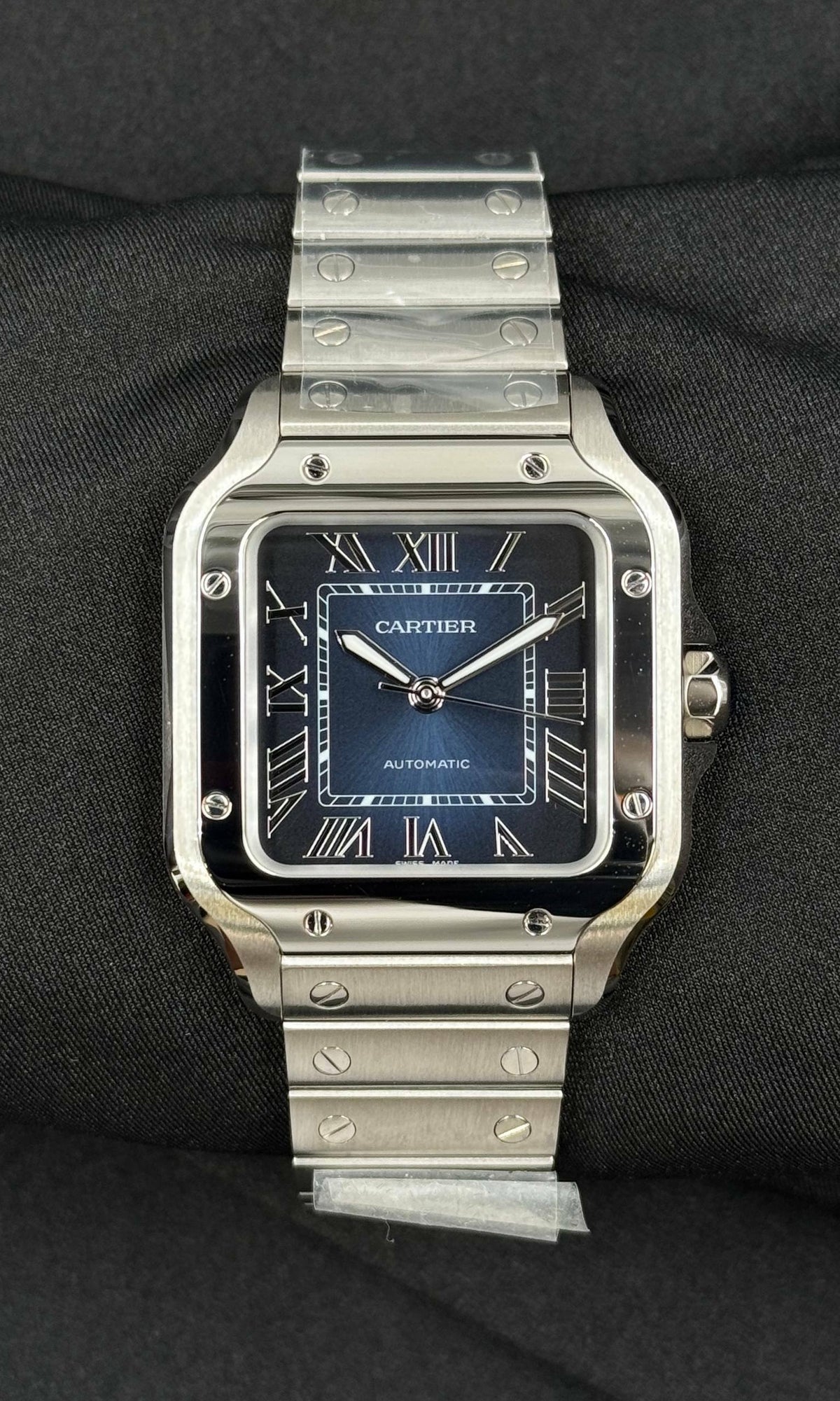 Cartier Santos MEDIO lotto 39616 - Orologio di lusso usati e garantiti CHLW Bari