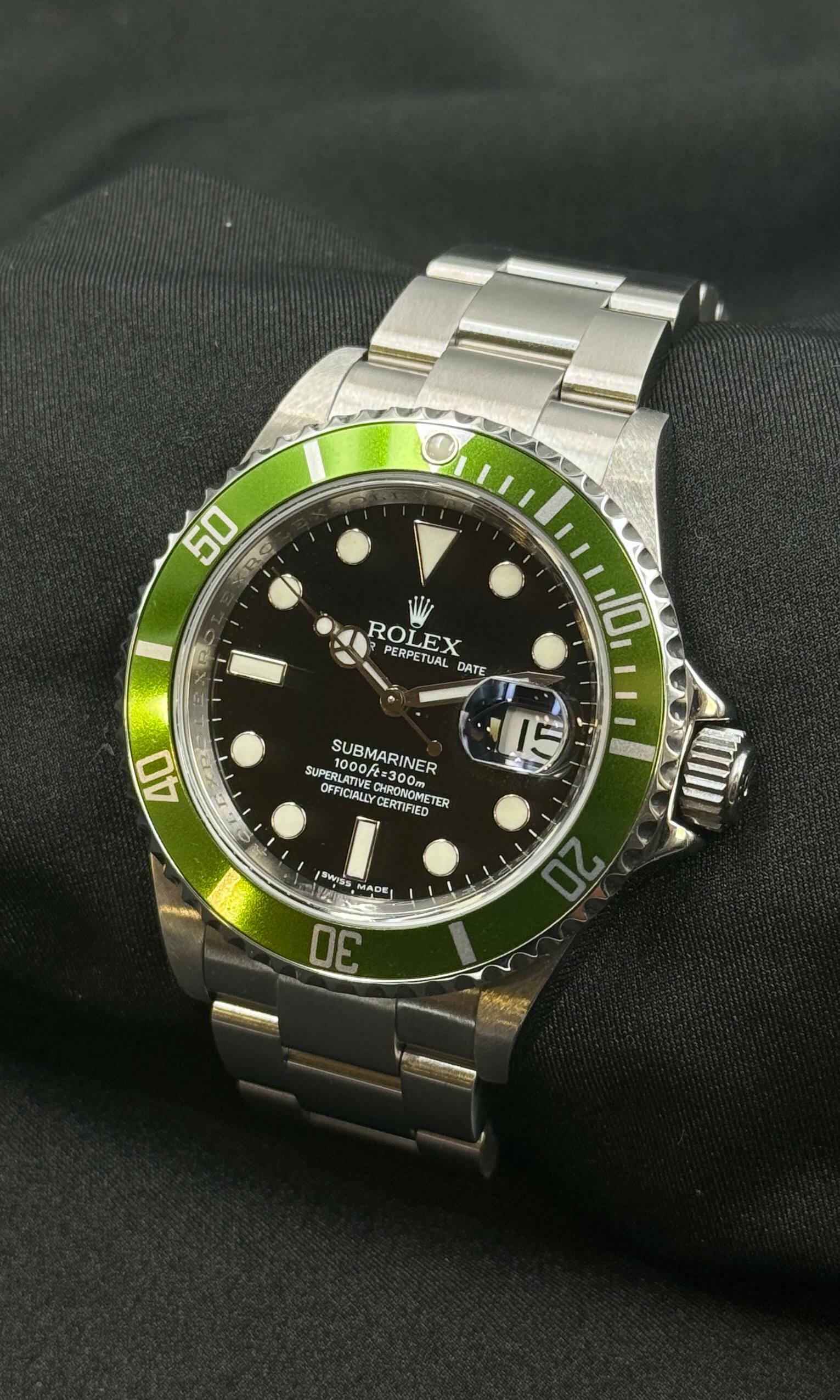 Rolex Submariner Date RRR KERMIT lotto 39225