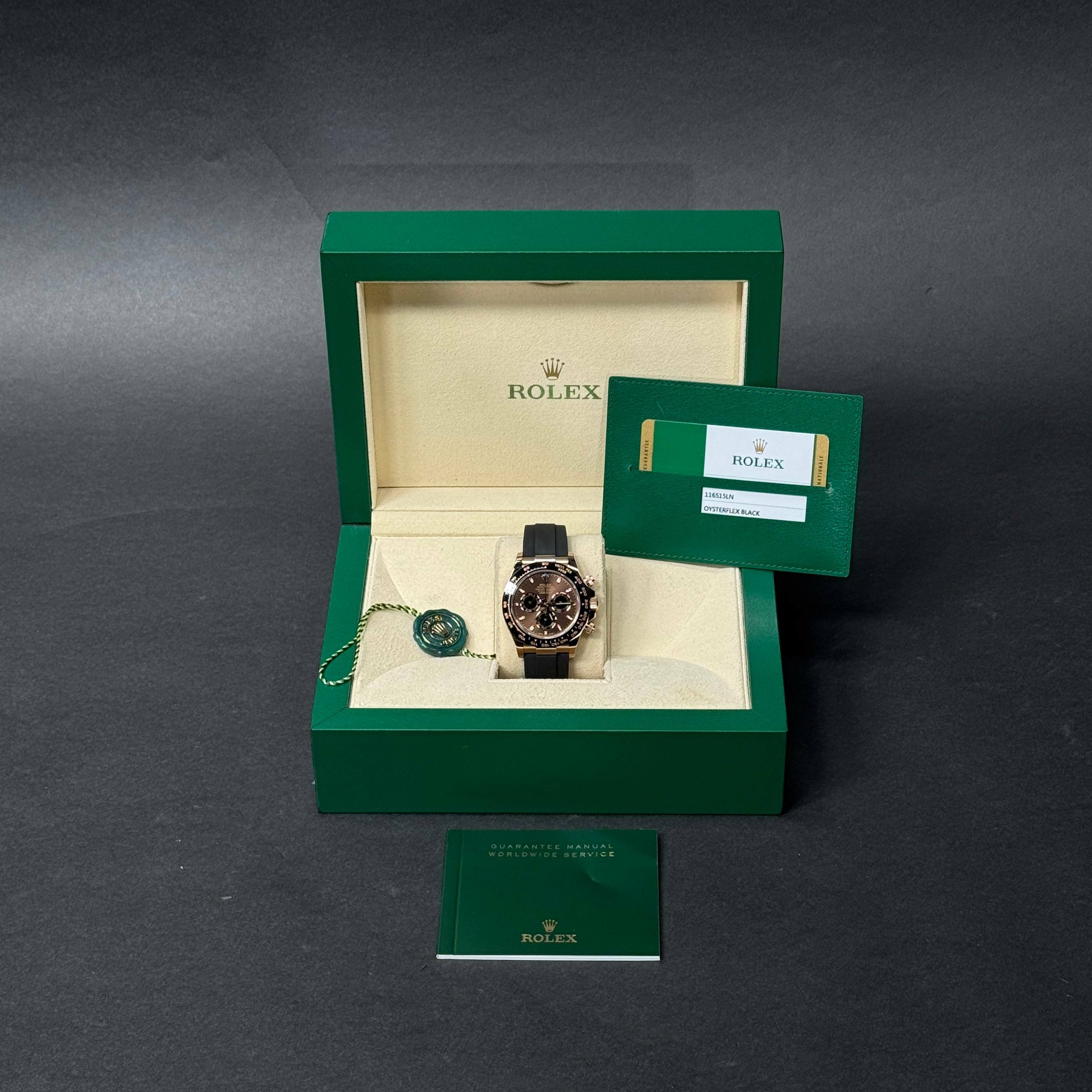 Rolex Daytona CHOCOLATE OYSTERFLEX lotto 39047