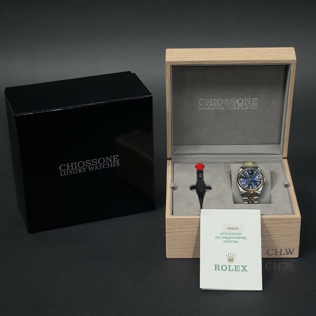 Rolex Datejust 36 A/O BRILLI lotto 39146