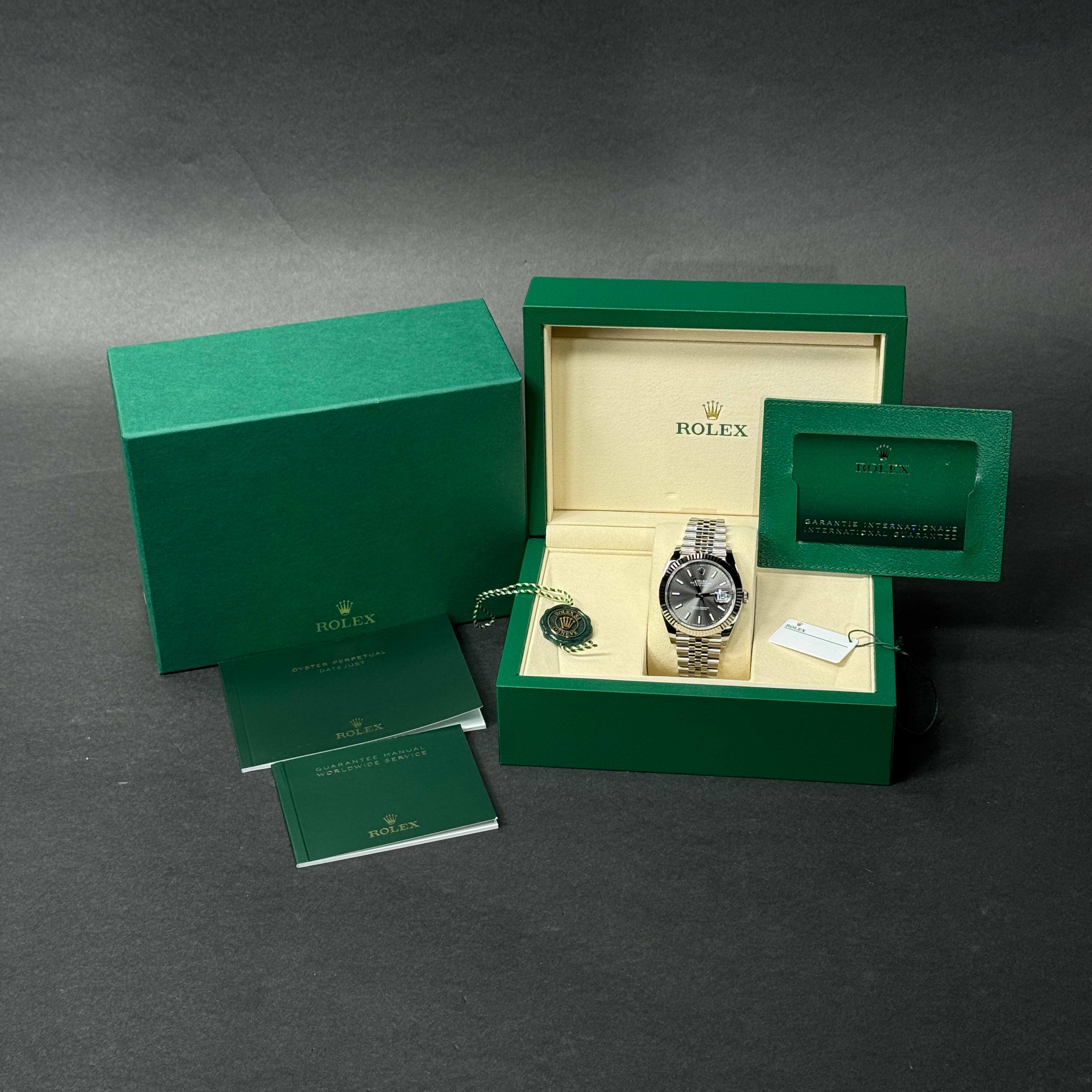 Rolex Datejust 41 RODIUM lotto 39446